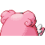 Blissey back-facing sprite from Pokémon Ruby