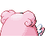 Blissey shiny back-facing sprite from Pokémon Ruby