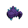 Boldore shiny back-facing sprite from Pokémon Black 2