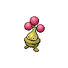 Bonsly shiny front-facing sprite from Pokémon Black 2