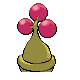 Bonsly shiny back-facing sprite from Pokémon Pearl