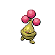 Bonsly shiny front-facing sprite from Pokémon Pearl