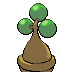 Bonsly back-facing sprite from Pokémon SoulSilver
