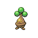 Bonsly front-facing sprite from Pokémon SoulSilver
