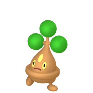 Bonsly front-facing sprite from Pokémon X