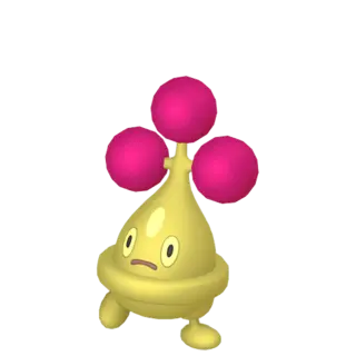 Bonsly shiny front-facing sprite from Pokémon X