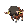 Bouffalant shiny front-facing sprite from Pokémon White 2