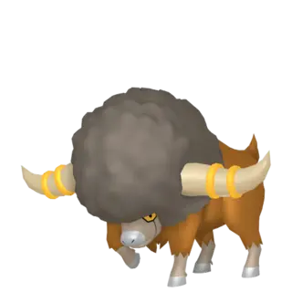 Bouffalant front-facing sprite from Pokémon Sword