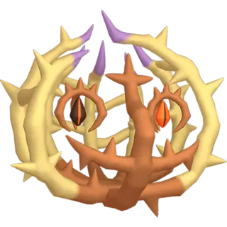 Brambleghast front-facing sprite from Pokémon Scarlet