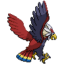 Braviary back-facing sprite from Pokémon Black
