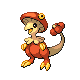 Breloom shiny front-facing sprite from Pokémon Diamond