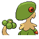 Breloom back-facing sprite from Pokémon HeartGold