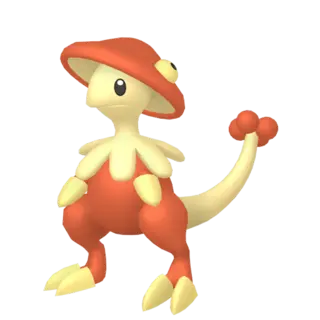Breloom shiny front-facing sprite from Pokémon XD: Gale of Darkness