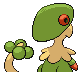 Breloom back-facing sprite from Pokémon Platinum