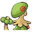 Breloom back-facing sprite from Pokémon Sapphire