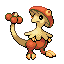 Breloom shiny front-facing sprite from Pokémon Sapphire