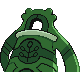 Bronzong shiny back-facing sprite from Pokémon Diamond
