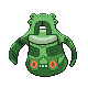 Bronzong shiny front-facing sprite from Pokémon Diamond