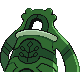 Bronzong shiny back-facing sprite from Pokémon HeartGold