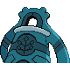 Bronzong back-facing sprite from Pokémon Platinum
