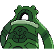Bronzong shiny back-facing sprite from Pokémon Platinum