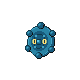 Bronzor front-facing sprite from Pokémon Diamond
