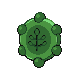 Bronzor shiny back-facing sprite from Pokémon HeartGold