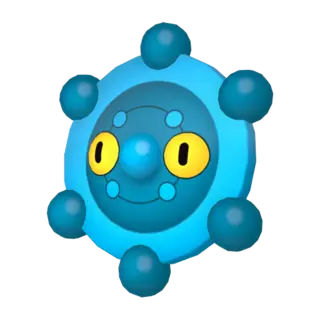 Bronzor front-facing sprite from Pokémon Violet