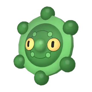 Bronzor shiny front-facing sprite from Pokémon Violet