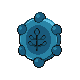 Bronzor back-facing sprite from Pokémon Platinum