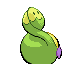 Budew shiny back-facing sprite from Pokémon Diamond