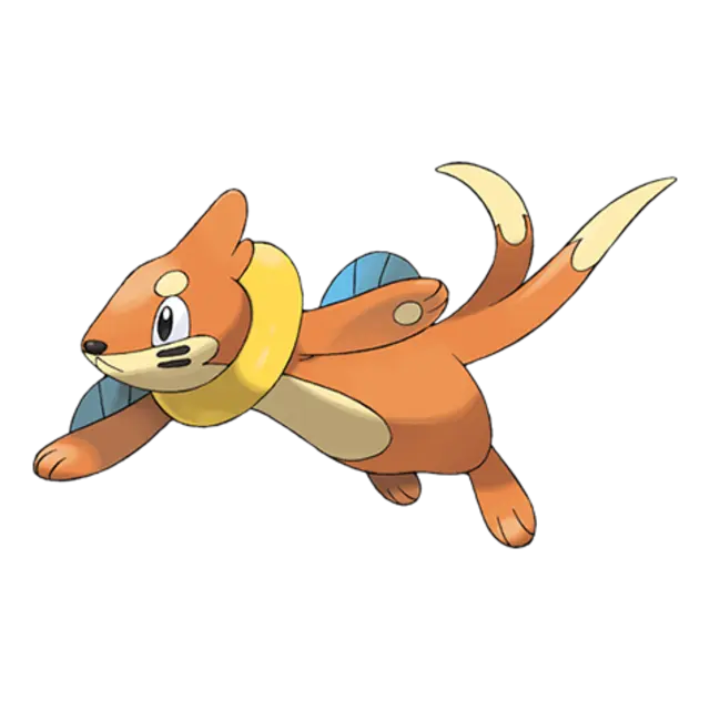 Buizel, the Sea Weasel Pokémon — Water-type Pokémon official artwork