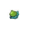 Bulbasaur back-facing sprite from Pokémon Black 2