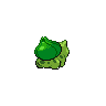 Bulbasaur shiny back-facing sprite from Pokémon Black 2