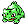 Bulbasaur front-facing sprite from Pokémon Crystal