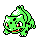 Bulbasaur front-facing sprite from Pokémon Gold