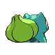 Bulbasaur back-facing sprite from Pokémon SoulSilver