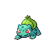 Bulbasaur front-facing sprite from Pokémon SoulSilver