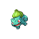 Bulbasaur front-facing sprite from Pokémon Platinum
