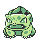 Bulbasaur front-facing sprite from Pokémon Yellow