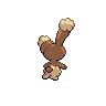 Buneary back-facing sprite from Pokémon Black 2