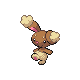 Buneary front-facing sprite from Pokémon Pearl