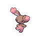 Buneary shiny front-facing sprite from Pokémon Pearl
