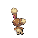 Buneary front-facing sprite from Pokémon Platinum