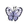 Butterfree back-facing sprite from Pokémon Black 2