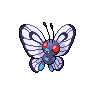 Butterfree front-facing sprite from Pokémon Black 2
