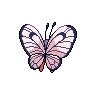 Butterfree shiny back-facing sprite from Pokémon Black 2