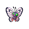 Butterfree shiny front-facing sprite from Pokémon White