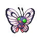Butterfree shiny front-facing sprite from Pokémon Diamond