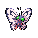 Butterfree shiny front-facing sprite from Pokémon Platinum